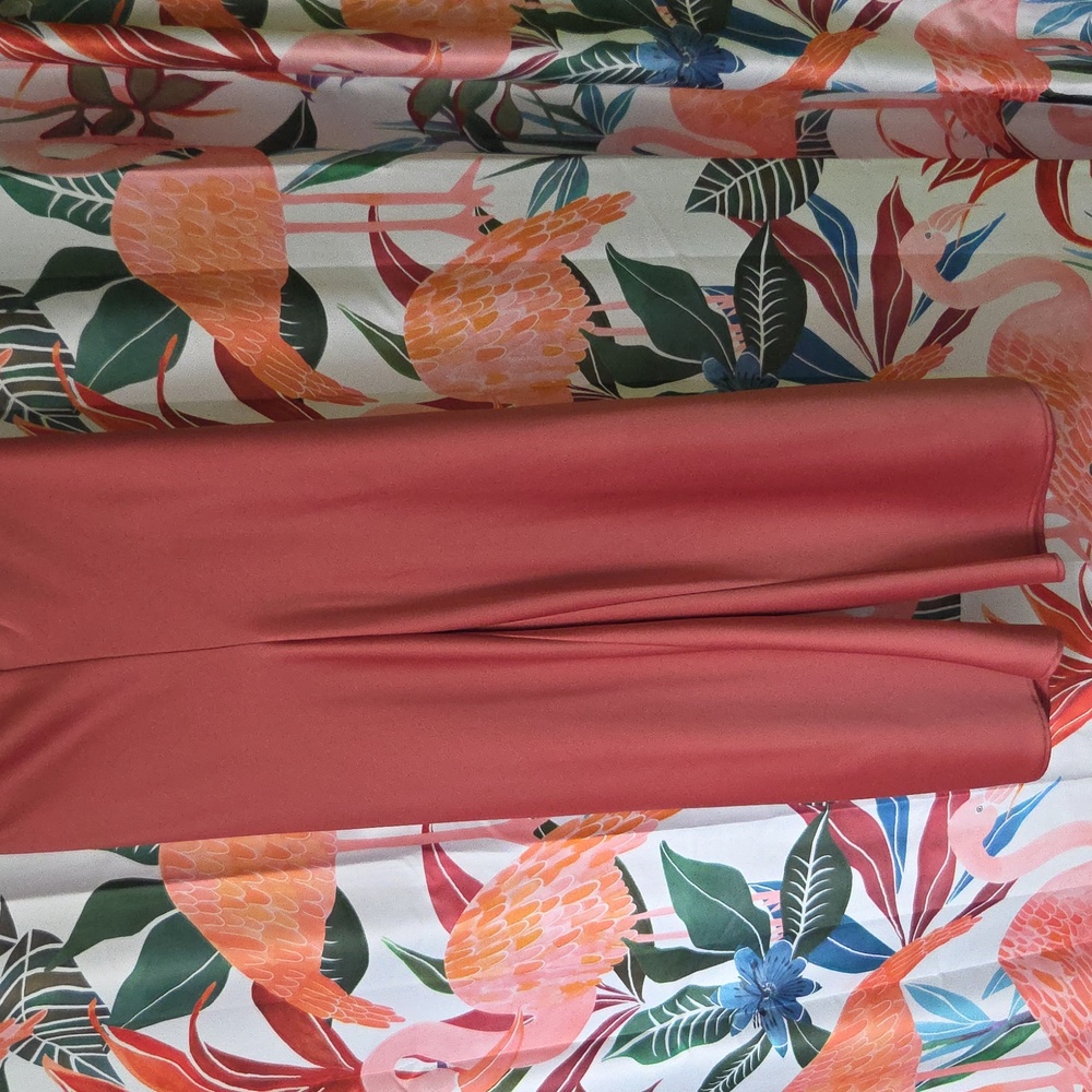 Joie Rust Satin Pants